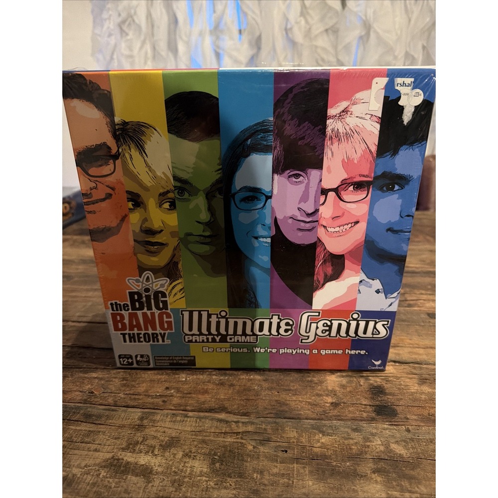 Big Bang Theory Ultimate Genius Party Game + Bonus Book NEW & Sealed!